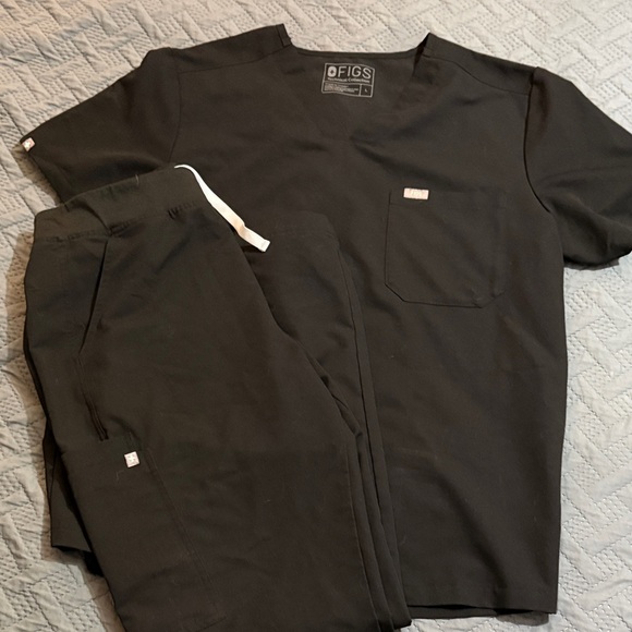 Figs Pants - Figs Technical Collection in Black